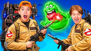 GHOSTBUSTERS in Real Life ! – In A Theme Park