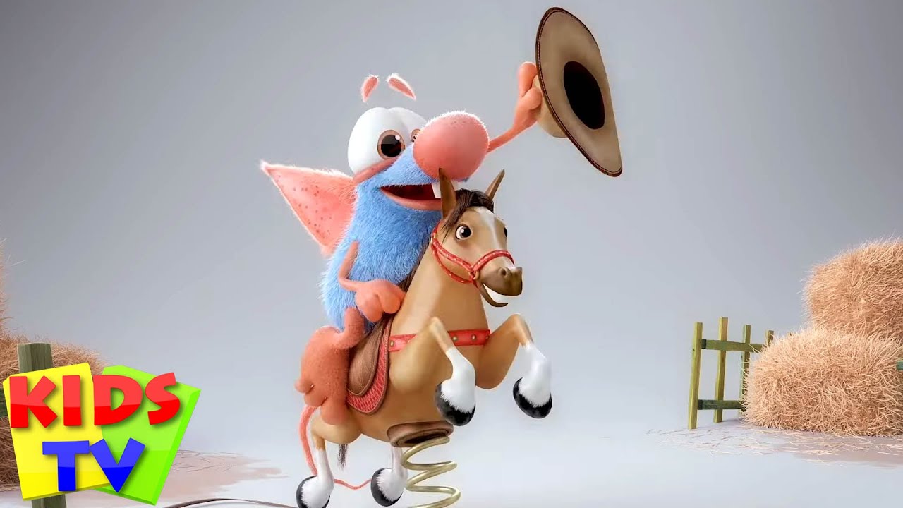 Cowboyen Tecknad Serie Och Mer Animerad Show för Barn från Rattic - YouTube