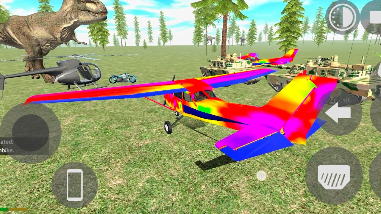 Indian Bikes driving 3D All DINOSAUR attack my New RGB Aroplane
