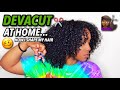 WATCH ME TRIM & SHAPE MY NATURAL HAIR!!!! | DEVACUT AT HOME!