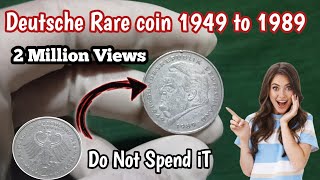 (1949–1989) 2 Deutsche Mark Coin | Rare German Coin History