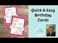 A Quick Handmade Birthday Card That Will Be Your Go-To