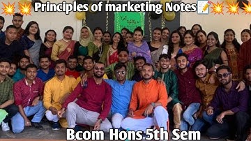 Assam University Silchar Bcom Hons 5th Sem Notes | Principles of marketing | @NavoneetBhattacharjee