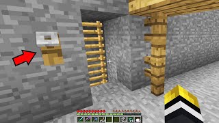 I secretly used a hidden passage to a Trapped Minecraft Vault..