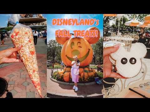 Trying Disneyland’s Fall Treats! 🎃 | My First Disneyland Vlog Since Moving to LA!