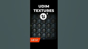 UDIM Textures in Unreal Engine 5.1 #shortsfeed