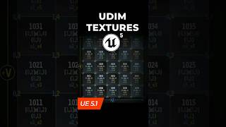 UDIM Textures in Unreal Engine 5.1 #shortsfeed