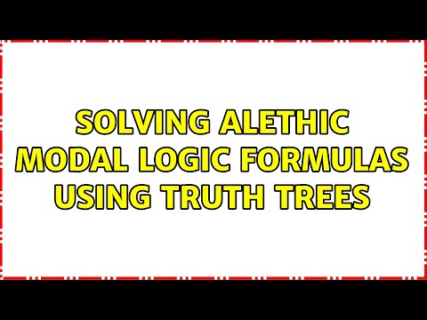 Solving alethic modal