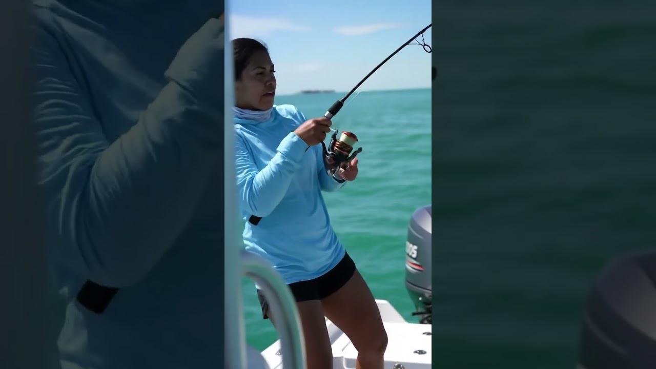 USA Woman Reels in Giant Tuna 🌊🎣 | Epic Florida Fishing 