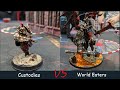 Custodies vs World Eaters l D6Tabletop League l Day 2, Game 3 l 2K Warhammer 40k Battle Report.
