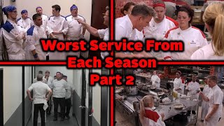 The Worst Service From Each Hell's Kitchen Season - Part 2
