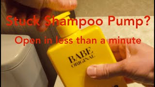 Stuck Shampoo Pump? Here’s the Quick Fix in 54 Seconds!