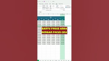 Fitur Tersembunyi Excel: Focus Cell Bikin Kerja Makin Efisien!