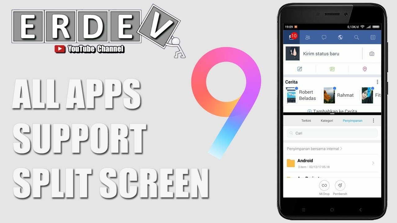 Cara Agar Semua Aplikasi Di Miui 9 Support Split Screen Youtube