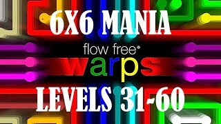 Flow Free Warps 6x6 Mania Levels 31-60 screenshot 2
