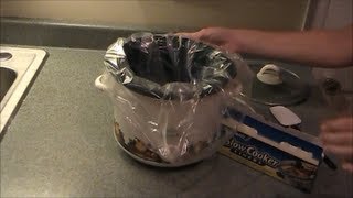 Using Slow Cooker Liners Review @MyTinyKitchen
