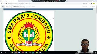 2.  cara login sebagai guru dan pengenalan fitur di website Elearning Grida