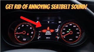 HOW TO DISABLE  SEATBELT SOUND CHIME! ( FOR ALL NEW MOPAR VEHICLES) ** MUST WATCH**