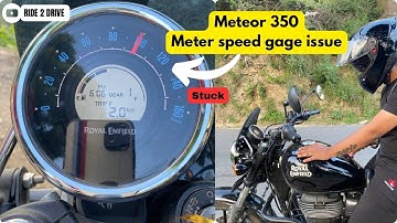 Speedometer Gage Issue in Meteor 350 2023 model // #meteor350 #royalenfield