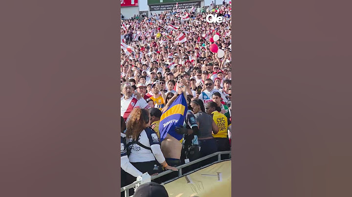 🏟🚨 SACARON A UN HINCHA DE BOCA QUE ESTABA EN LA TRIBUNA DE RIVER DEL ROSE BOWL DE LOS ÁNGELES