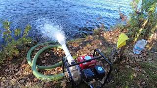 Honda WB20XT Water Pump. Break in Period