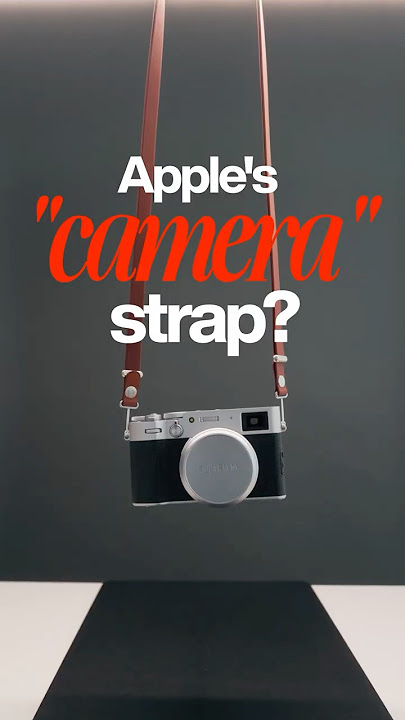 did apple ACCIDENTALLY make the best camera strap?