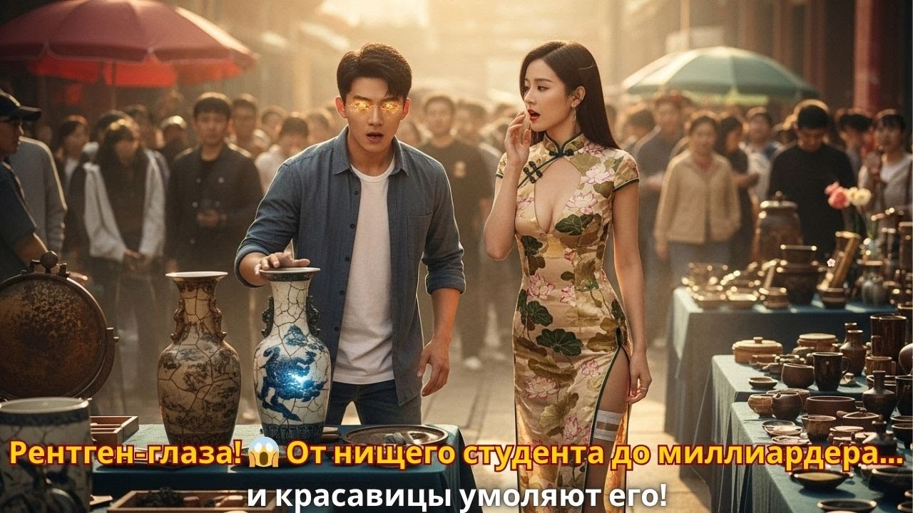 Рентген-глаза! 😱 От нищего студента до миллиардера... и красавицы умоляют его! #drama #дорама #2025