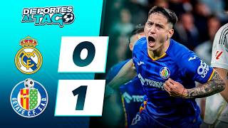 ❌ REAL MADRID PERDIÓ 1-0 ante GETAFE en el BERNABÉU y quedó a 4 PUNTOS del BARCELONA