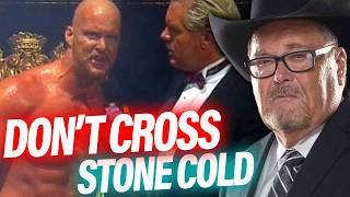 Stone Cold Gets Stiff With Jake The Snake