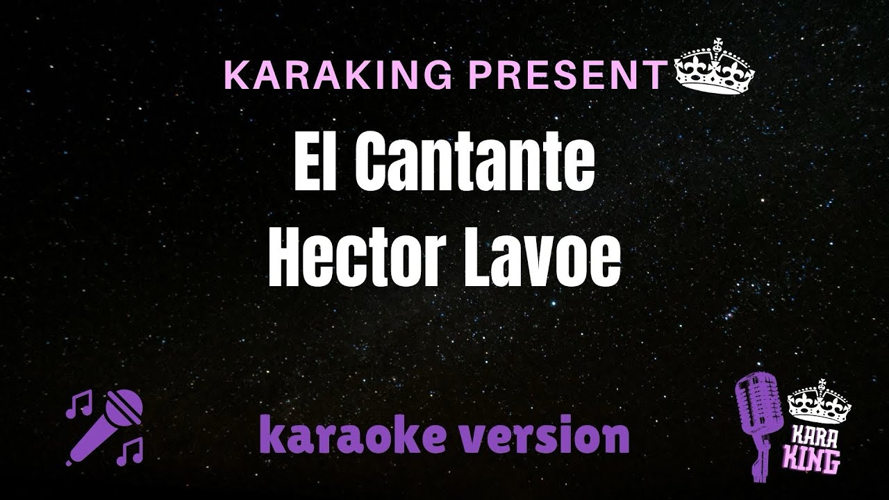 Sing El Cantante Like Hector Lavoe | Karaoke Version with Studio
