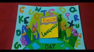 DIY-POSTER on English Language Day (23rd April ) |Poster making activity