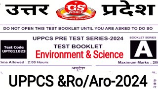 GS world uppcs test series Environment & Science|#uppcs #roaro #currentaffairs #current #gs