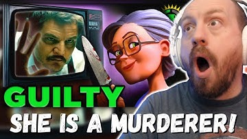 GRANNY IS A MURDERER! Game Theory: Grandma Is Lying To You! (Merge Mansion) REACTION!