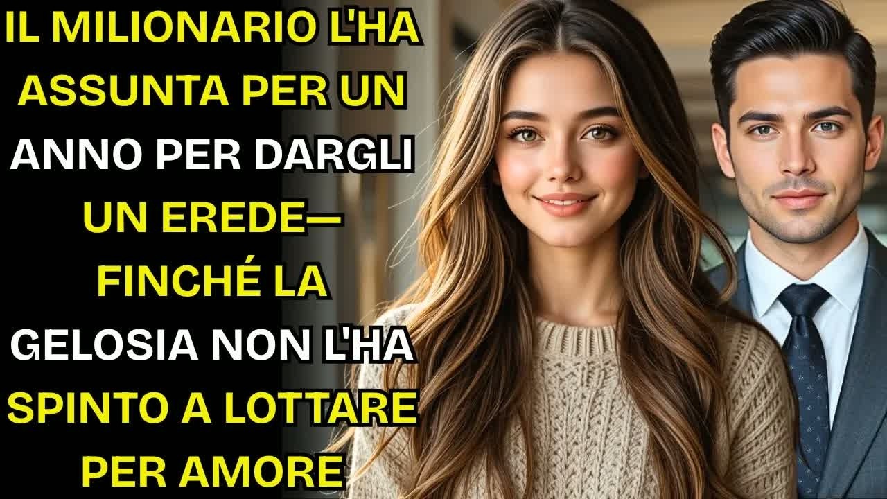 Il milionario l’ha assunta per un anno per dargli un erede—ma la gelosia lo spinse all’amore