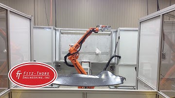 Robotic Flame Treatment of Plastic - Fitz-Thors Engineering