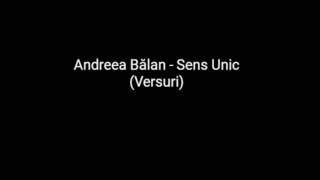 Andreea Balan - Sens Unic ( OFFICIAL LYRICS )