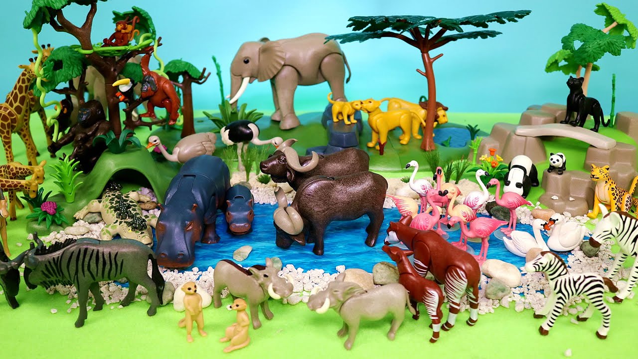 Fun Safari Diorama and Playmobil Animal -