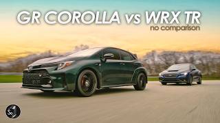 Subaru WRX TR vs GR Corolla | No Comparison screenshot 3