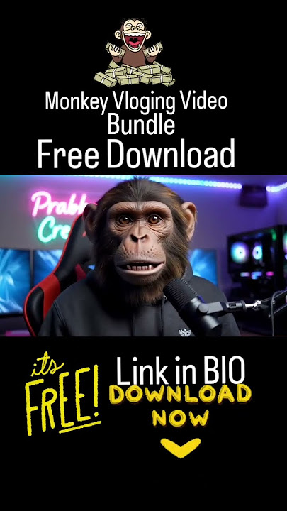 AI Monkey Vlogging Viral Video Bundle 🎥 | Free Download Link 🔗 | Must Watch!