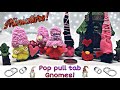 Miniature Gnomes with pull tabs (pull rings) Tutorial-How to with dollar tree supplies