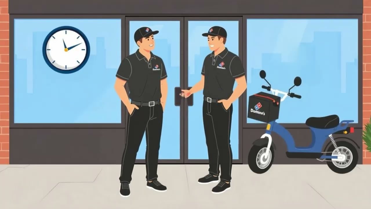 Stilstaand beeld uit de video voor Domino's Nederland