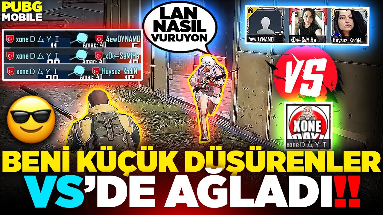 KIZLARIN YANINDA BENİ KÜÇÜK DÜŞÜRDÜ 🥺 VS’ DE AĞLATTIM 😎 | PUBG MOBILE