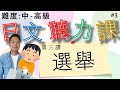 【日本人錄音】實用日文聽力課#3 快速▶慢速▶每句解釋 會話内容都非常生活有關係的 適合中到高級的學日文朋友們（會話主題：去投票 選舉）