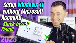 New! How to setup Windows 11 without Microsoft Account 2023 (Enable Local Account) screenshot 5