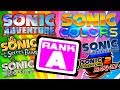 Getting 'A' Rank in All 3D Sonic Games!