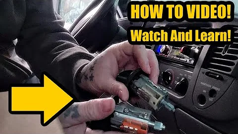 How to Replace Ignition Lock Cylinder Key Switch On 1997-2003 Ford F-150