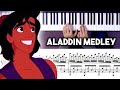 Aladdin Advanced Piano Medley With Sheet Music