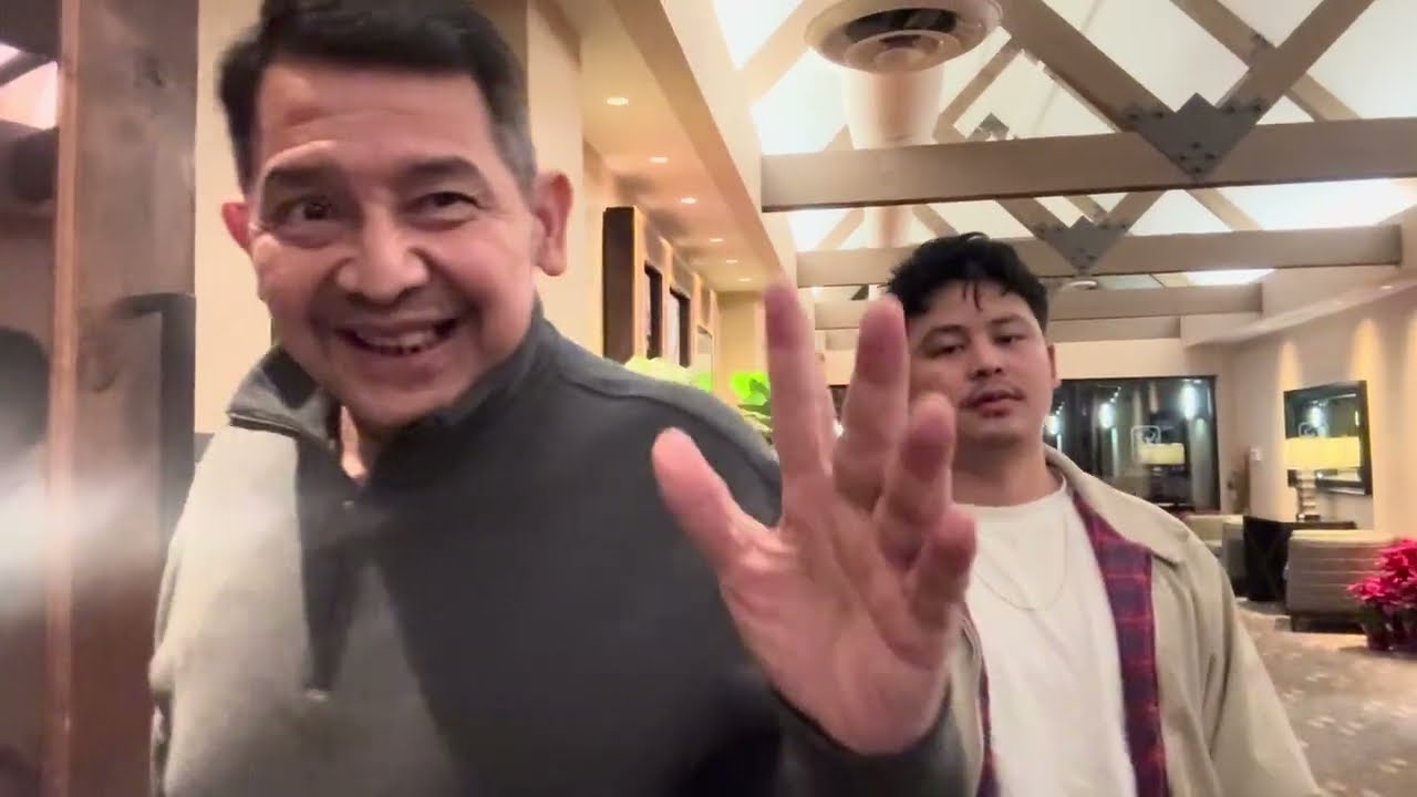 Menikmati makanan di Resto tempat US  Open Golf yearly di Scottsdale Arizona 