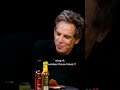 Ben Stiller's reaction to every wing on Hot Ones 💀