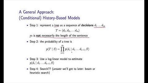 Natural Language Processing by Michael Collins, Columbia University P90  02 Con